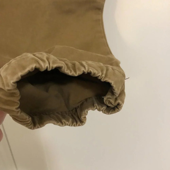 3/$25 ❥ Abercrombie Men's Size S Drawstring  Elastic Cargo Jogger Pants Mustard - Picture 4 of 10